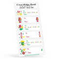 White Paper Christmas Holiday Sticker Sheet (Horn/ Bear/ Ornament)